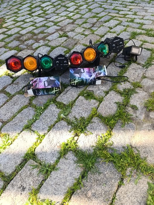 Luzes de palco e strobs