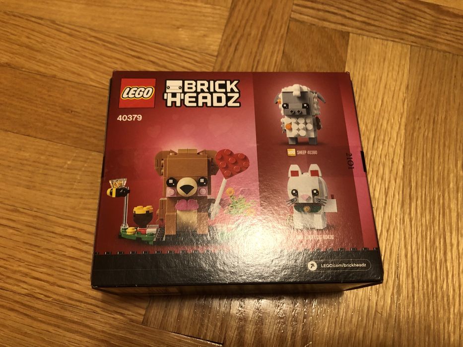 LEGO 40379 BrickHeadz Miś Walentynkowy
