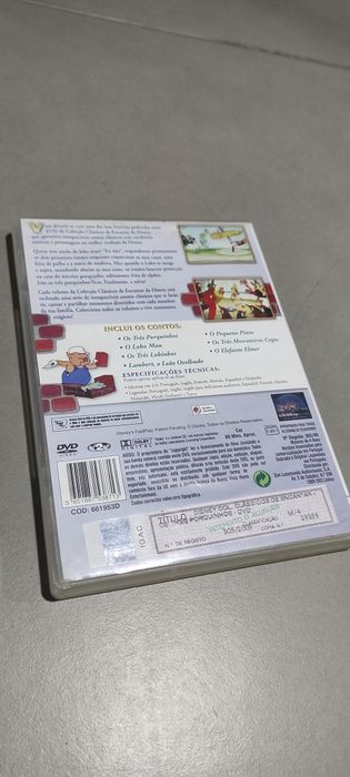DVD Os três porquinhos Disney