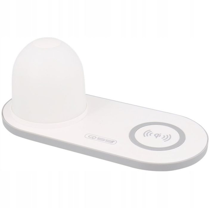 Lampka nocna z ładowarką Qi QSS Bezprzewodowa