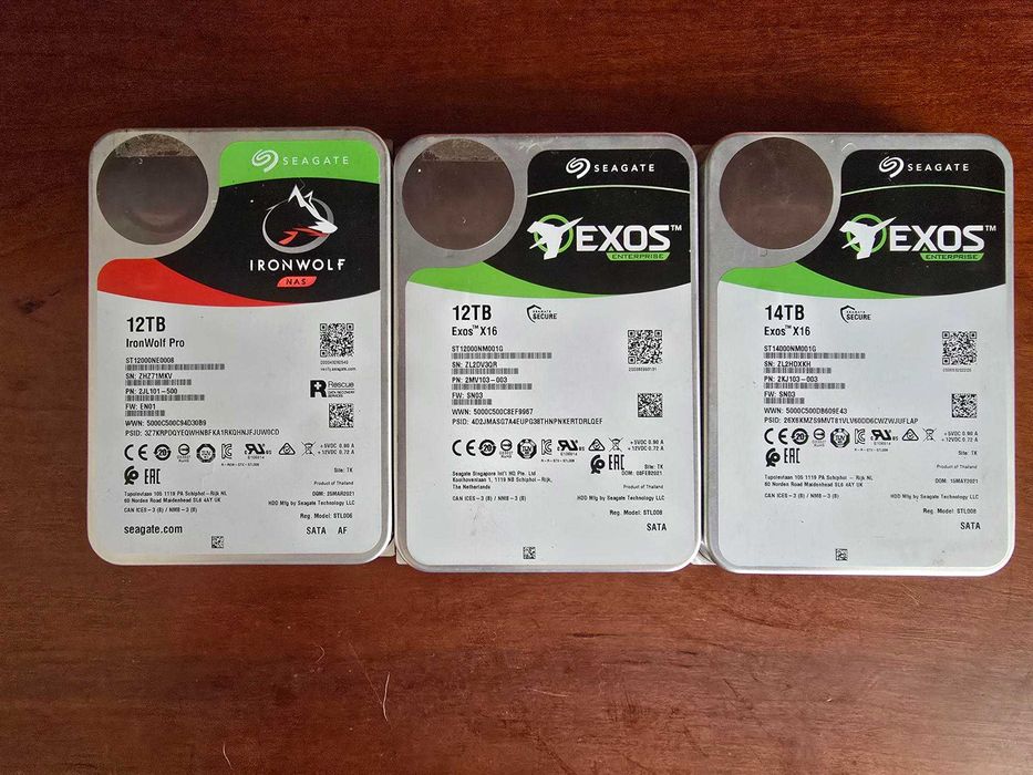 HDD Alta capacidade 12TB / 14TB 100% Funcional- Mídia / NAS / Servidor