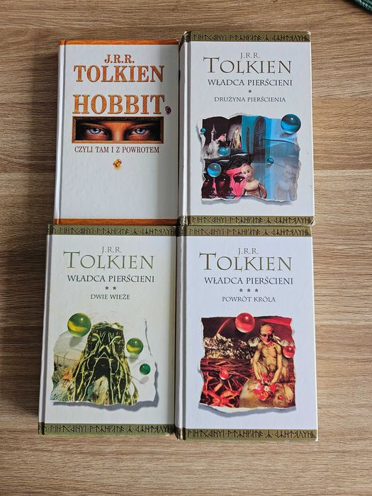 Władca Pierścieni Tomy I-III 2003 + Hobbit kolekcja Muza Iskry