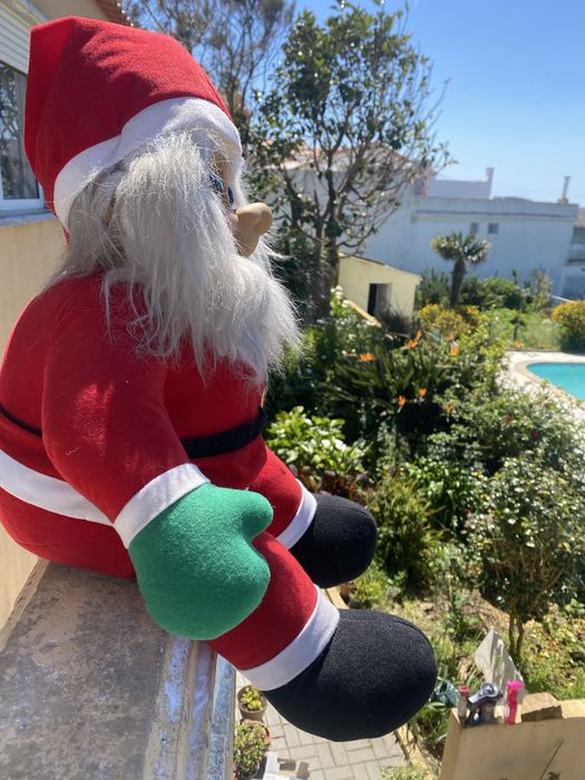 Duende de Natal Russ Berrie grande 70 cm – Vintage