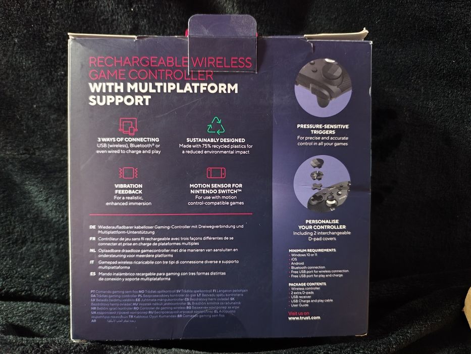 Comando Sem Fios Trust GXT Muta (PC / Switch / Smartphone) – Como Novo