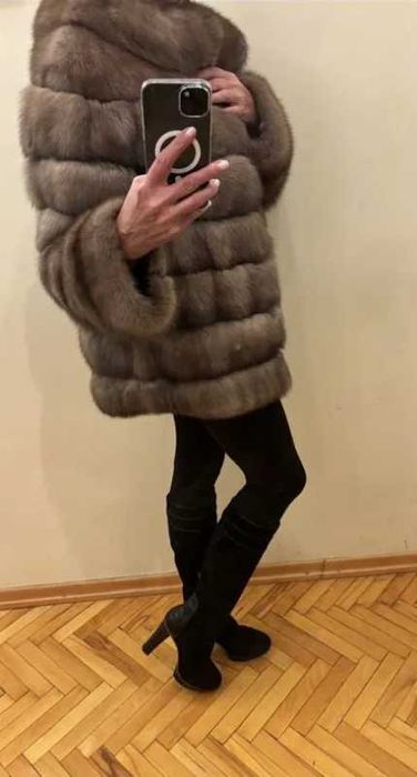 Шуба из соболя Соболинная шуба производство Италия