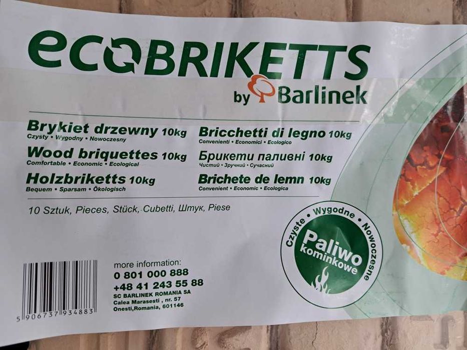 brykiet drzewny RUF liściasty Barlinek