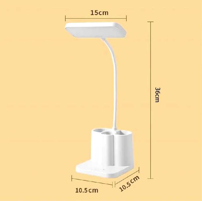 Lampa Stojąca Biurowa LED USB 3-Kolorowa