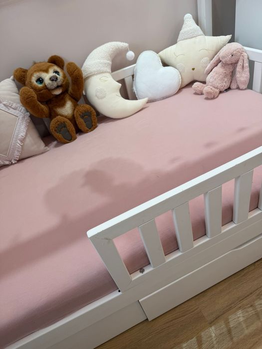 Łóżko dziecięce Bellamy 180×90 + materac Pan Materac – komplet