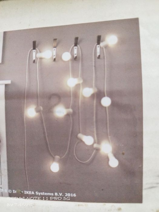 Corrente de luzes Ikea64739143087873123