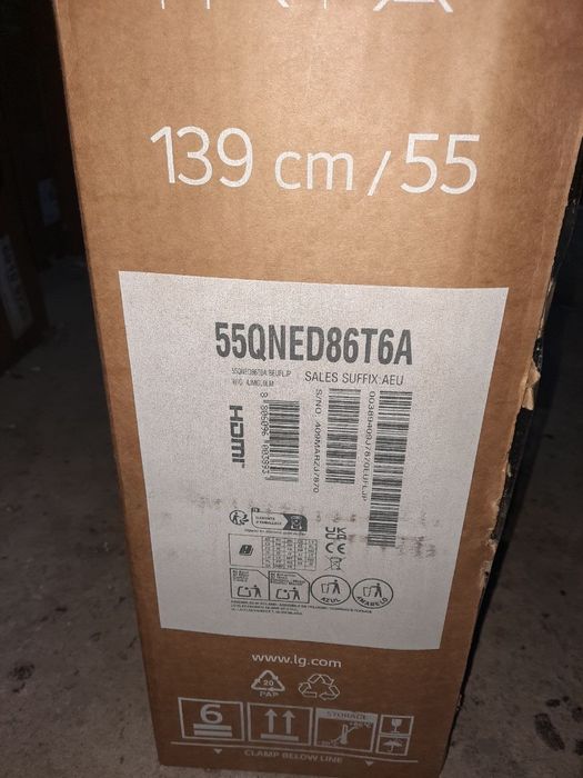 55" 120Гц 2024 4K QNED LG Смарт Український 55QNED86T Німеччини НОВИЙ