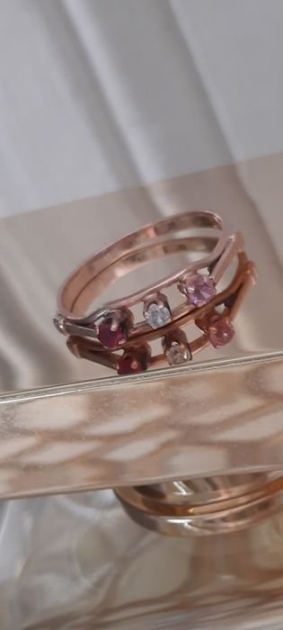 Piękny pierścionek złoty pr.585