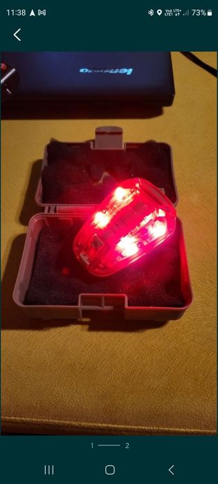 znacznik latarka lampka marker na helm Hel Star 6 gen. 3 green IR 3 (s