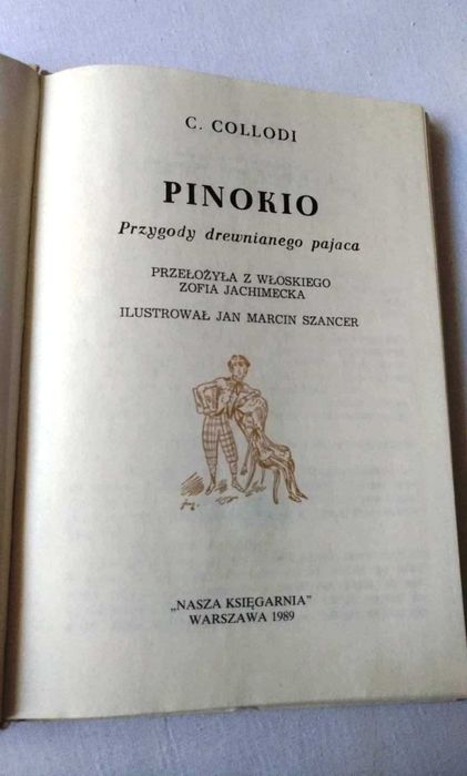 Pinokio- C. Colodi, il. Jan Marcin Szancer
