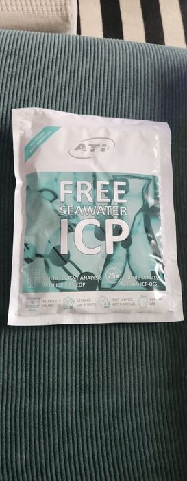 ICP Akwarium morskie profesionalny test wody ICP ATI