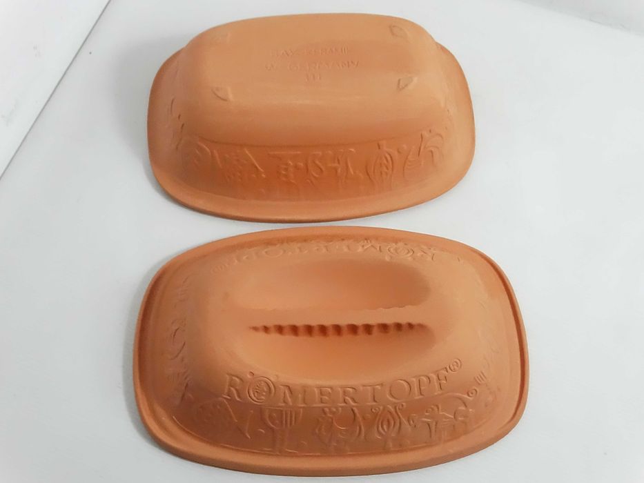 Garnki rzymski RÖMERTOPF Bay-Keramik 111 W-Germany Nowy W Pudełku Vintage