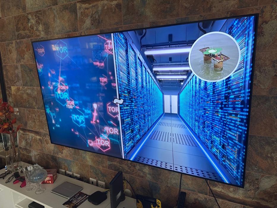 Tv Samsung 85 polegadas como nova e com garantia