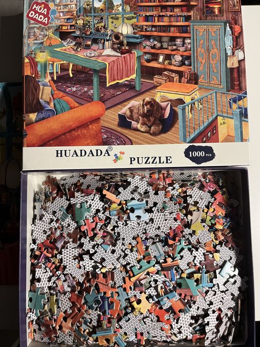 Puzzle Window cat 1000 peças