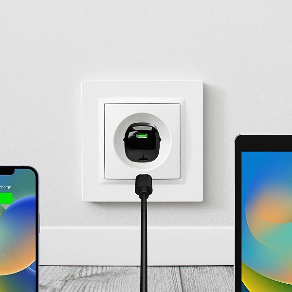 Ładowarka sieciowa Puro 20W GaN USB-C - czarna