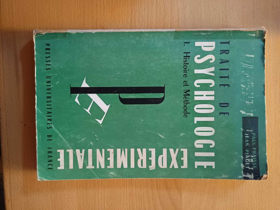 Traité de Psychologie Expérimentale, de Paul Fraisse e Jean Piaget