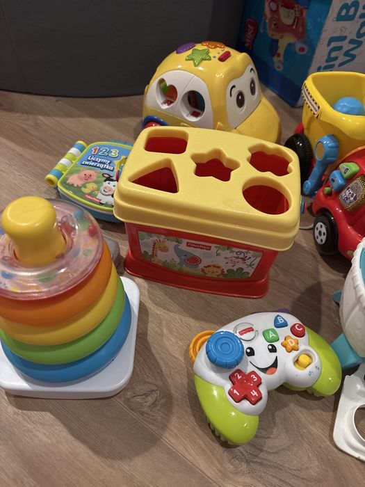 Zabawki fisher price clementoni  vtech jak nowe! Graja!