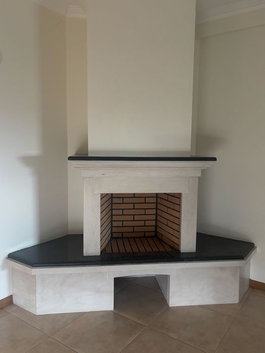 Lareira (pedra exterior e interior)