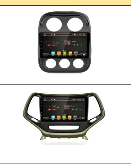 Магнитола Jeep grand Cherokee Compass Renegade Android GPS