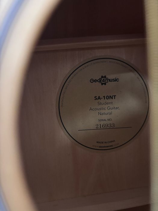Vendo guitarra, Student Acoustic Guitar by Gear4music, Natural