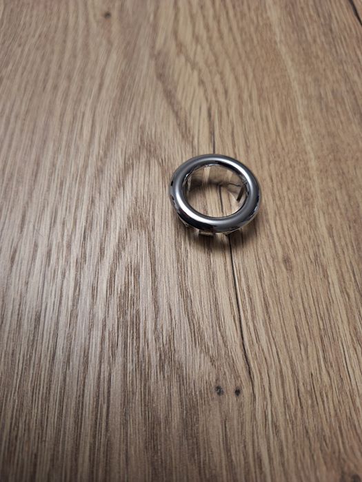 Rozetka umywalkowa 25mm, pierścień ozdobny do umywalki srebrny