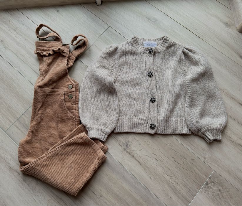 Вельветовий трендовий комбінезон next кардиган Zara!