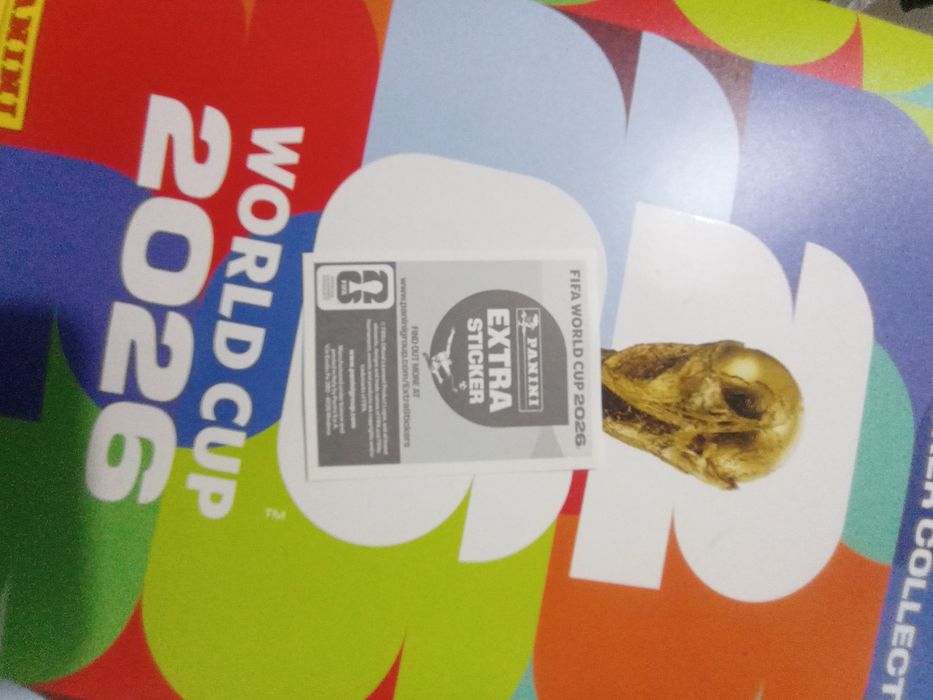 Cromo do mundial 2026 estra stiker