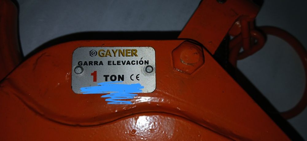 Garra  vertical  1 t