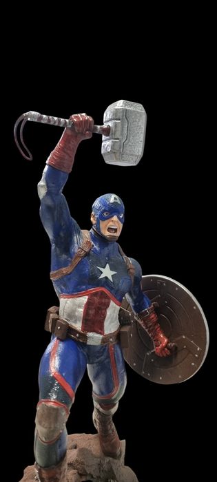Estátua Capitão América em.Resina