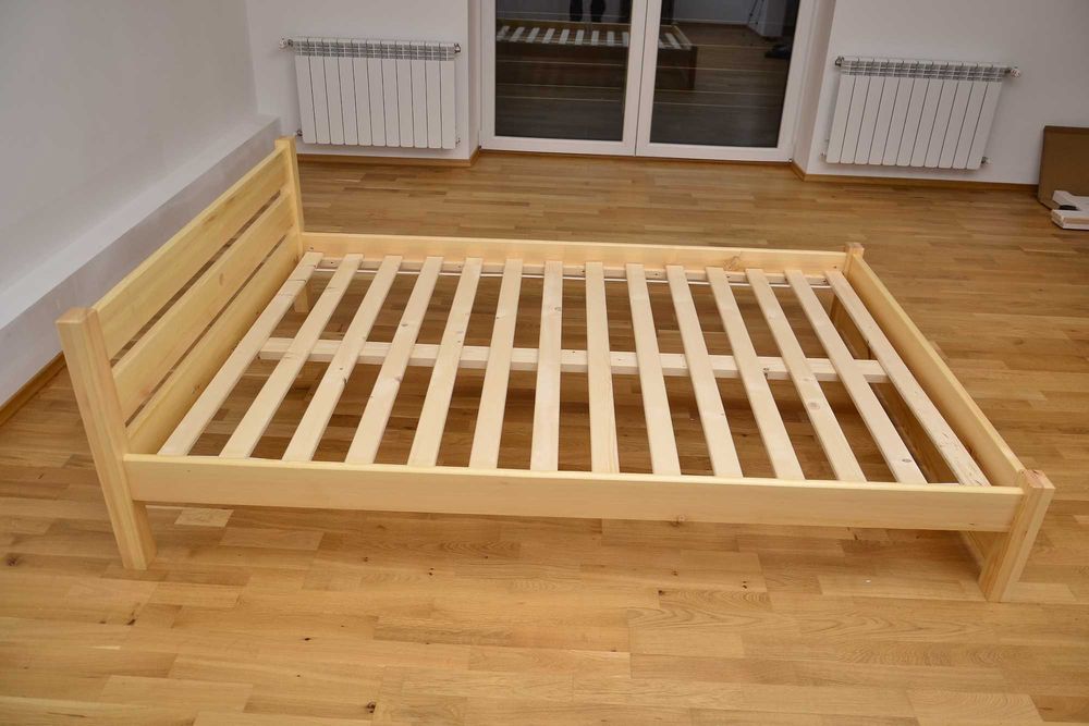 Łóżko Apollo 90/120/140x200 160x200 sosna, białe, szare, dąb, orzech