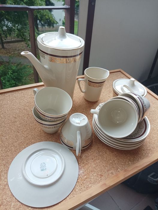 Serwis kawowy CHODZIEŻ MADE IN POLAND 15 przedmiotów