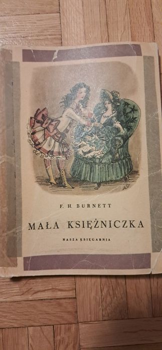Stara książka Mała Księżniczka