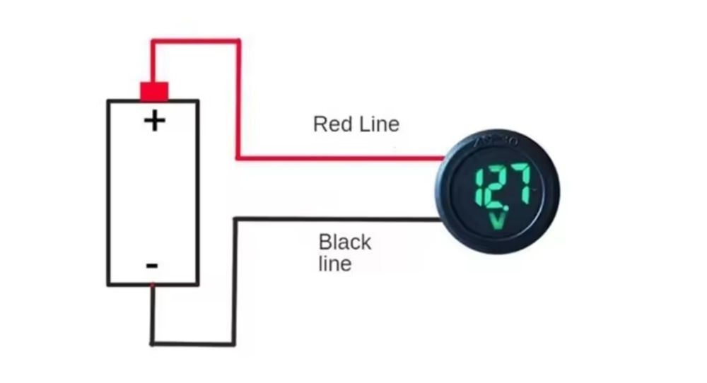 Индикатор DC 4 - 100 В. Врезной. Разные цвета.