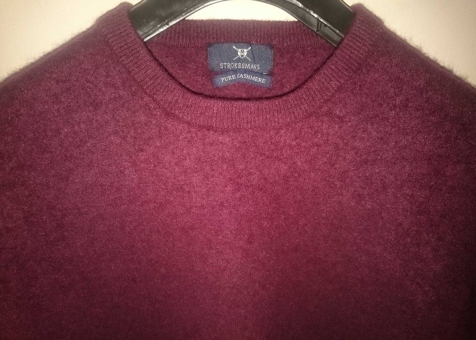Красивый свитер Strokesmans из 100% кашемировой пряжи на рост 170
