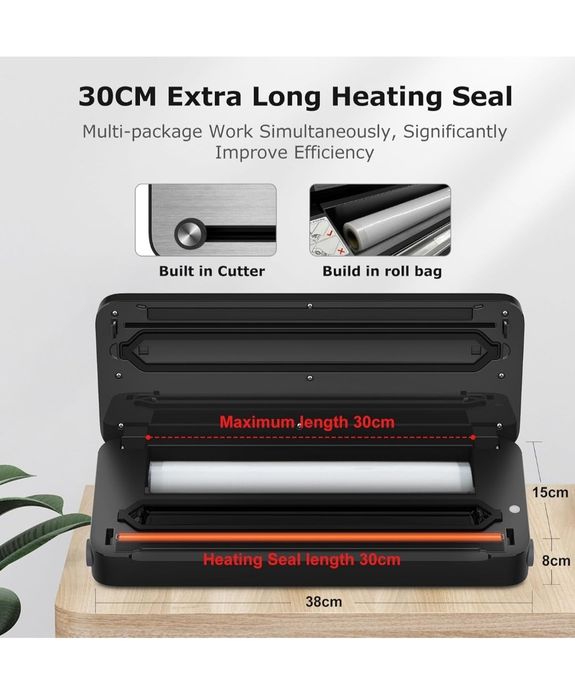 Bonsenkitchen VS3802 Zgrzewarka próżniowa