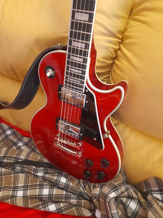 Epiphone Les paul Custom figured transparent red