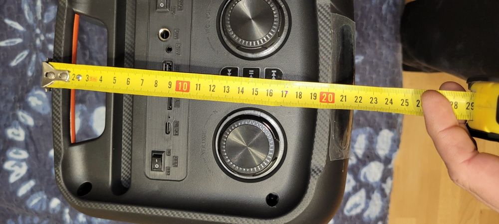 Большая блютуз колонка 40 w с микрофоном и RGB подсветкой