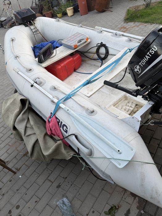 Лодка brig 3 метра мотор tohatsu 18 эхолот