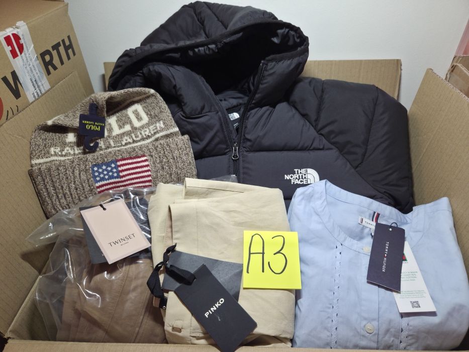 25kg Odzież na kg kat A premium zwroty konsumenckie pakiety stock paleta detal hurt zalando