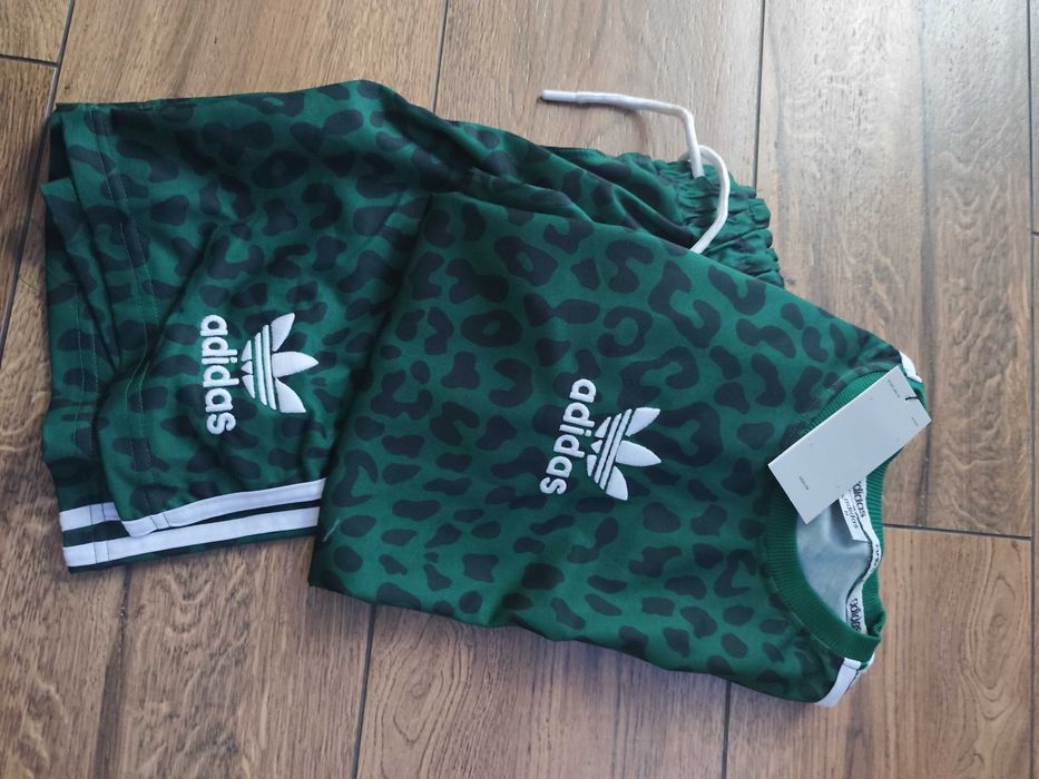 Nowe męskie dresy koszulka spodenki Adidas M