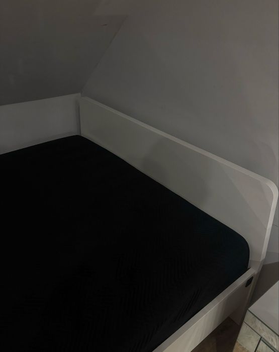 Lozko ikea biale