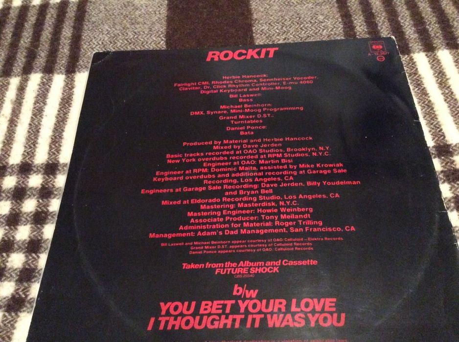 Herbie Hancock Rock it Remix Bill Laswell Material