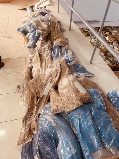 Lote 50,000 Fechos de Metal 6mm com Divisivel (50cm a 75 cm)