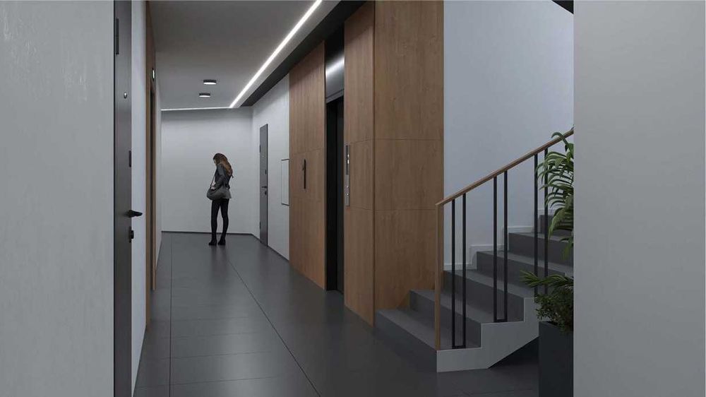 Однокімнатна квартира з великою кухнею