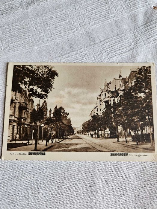 Stara pocztówka z 1938 r. Grudziądz