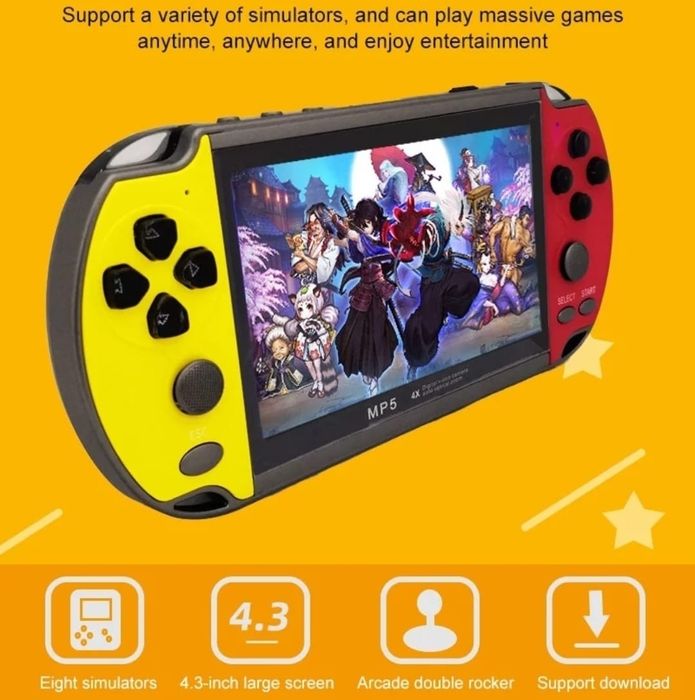 Consola portátil videojogos incluí 200 jogos memória interna (Novo)