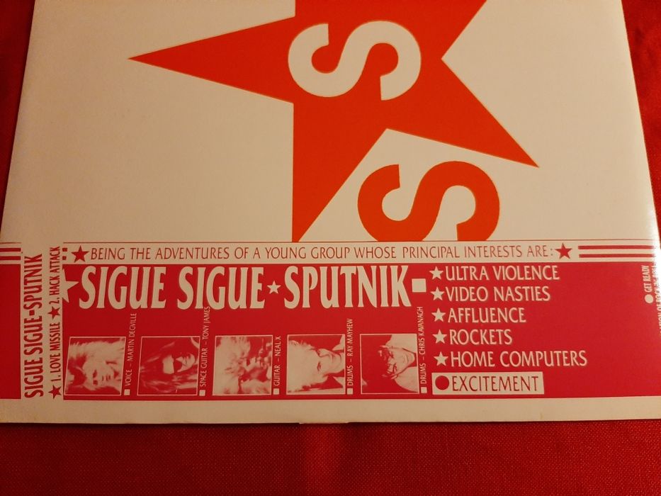 Sigue Sigue Sputnik - Love Missile F1-11 - maxi single vinil